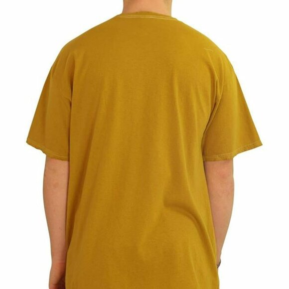 Budweiser Graphic Tee Junk Food Mustard Yellow Men's Size Small - Picture 11 of 11